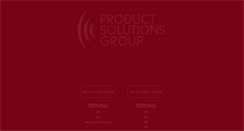 Desktop Screenshot of productsolutionsgroup.ca